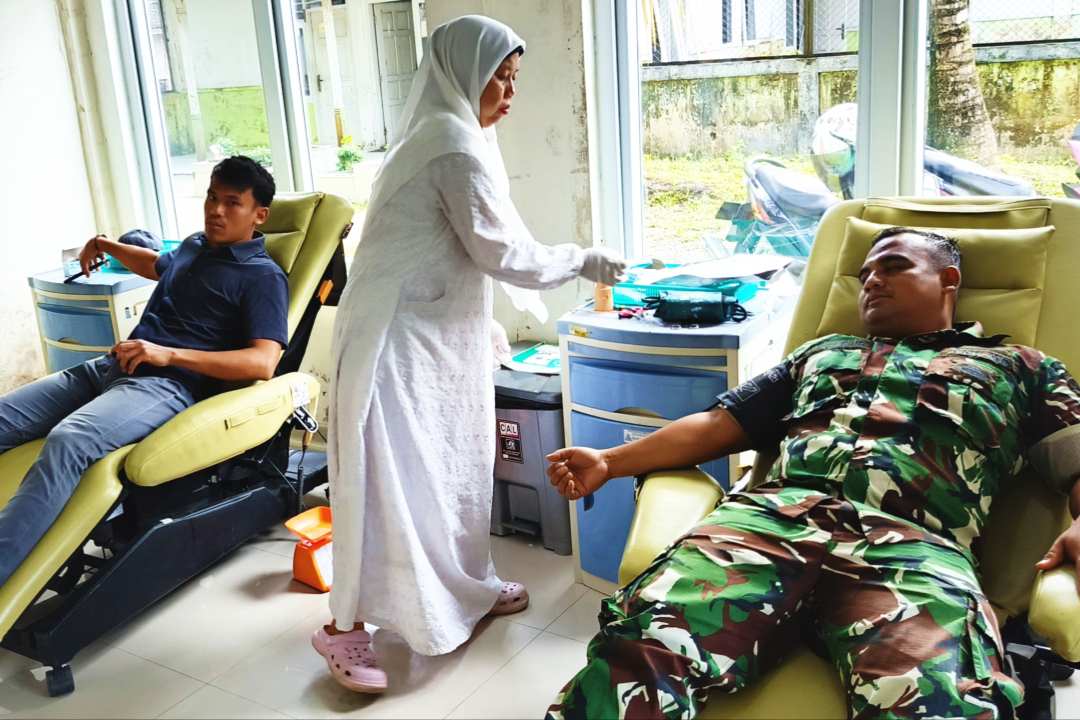 Panglima TNI Pantau Langsung Donor Darah Serentak HUT ke-80 di Seluruh Indonesia, Termasuk Simeulue