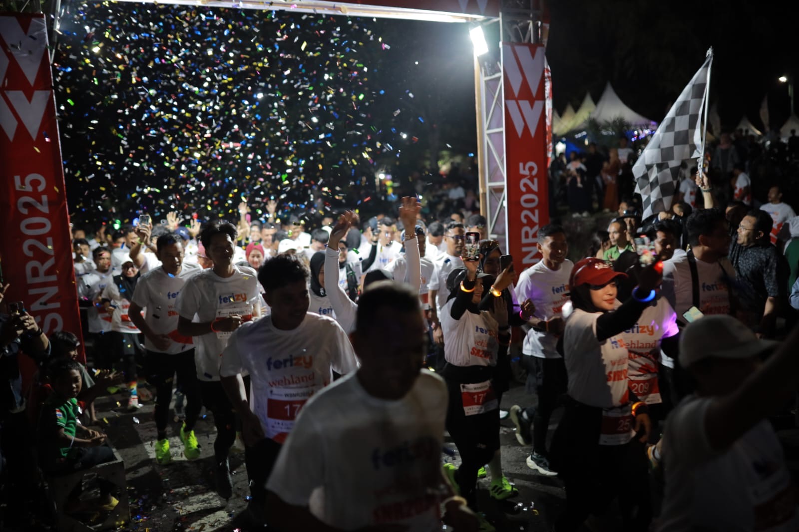 Perdana, Wehland Community Sukses Gelar Sabang Night Run 2025