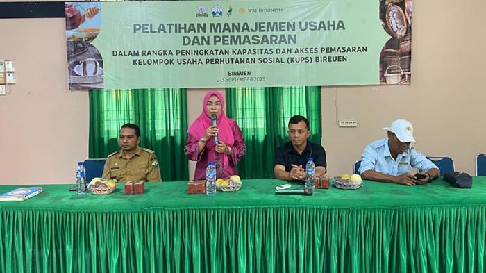 WRI Aceh Gelar Pelatihan Manajemen Usaha dan Pemasaran Bagi KUPS di Bireuen