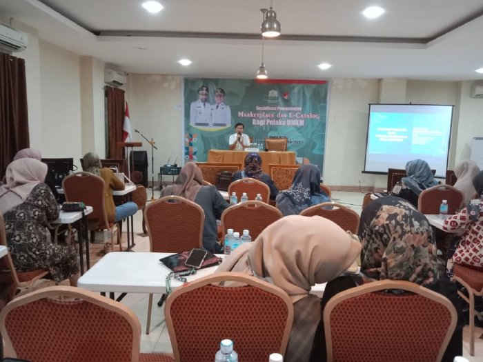 Pelaku UMKM Aceh Besar Ikut Sosialisasi Pamanfaatan INAPROC Versi 6