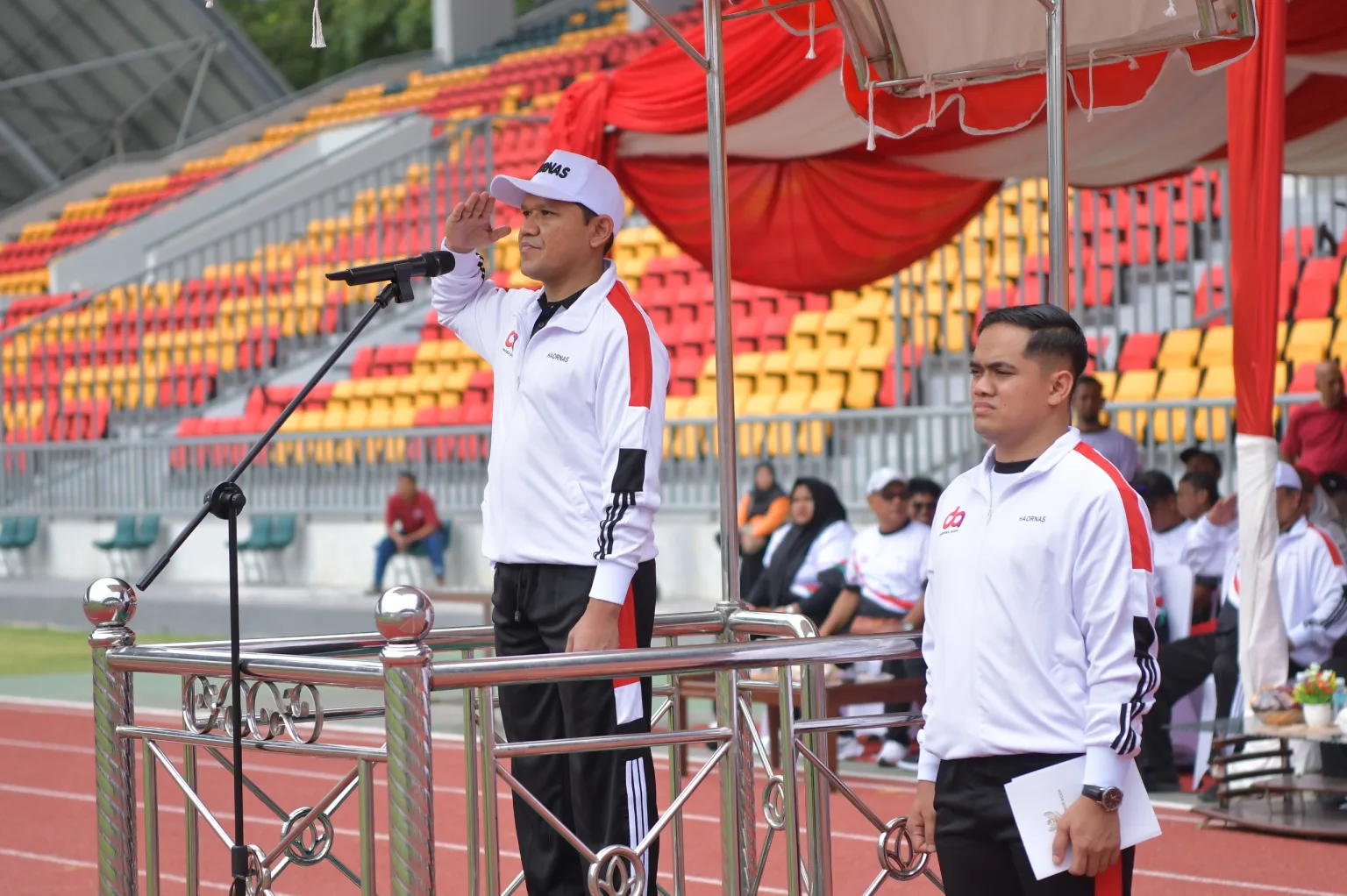 Wagub Aceh Inspektur Upacara Haornas 2025