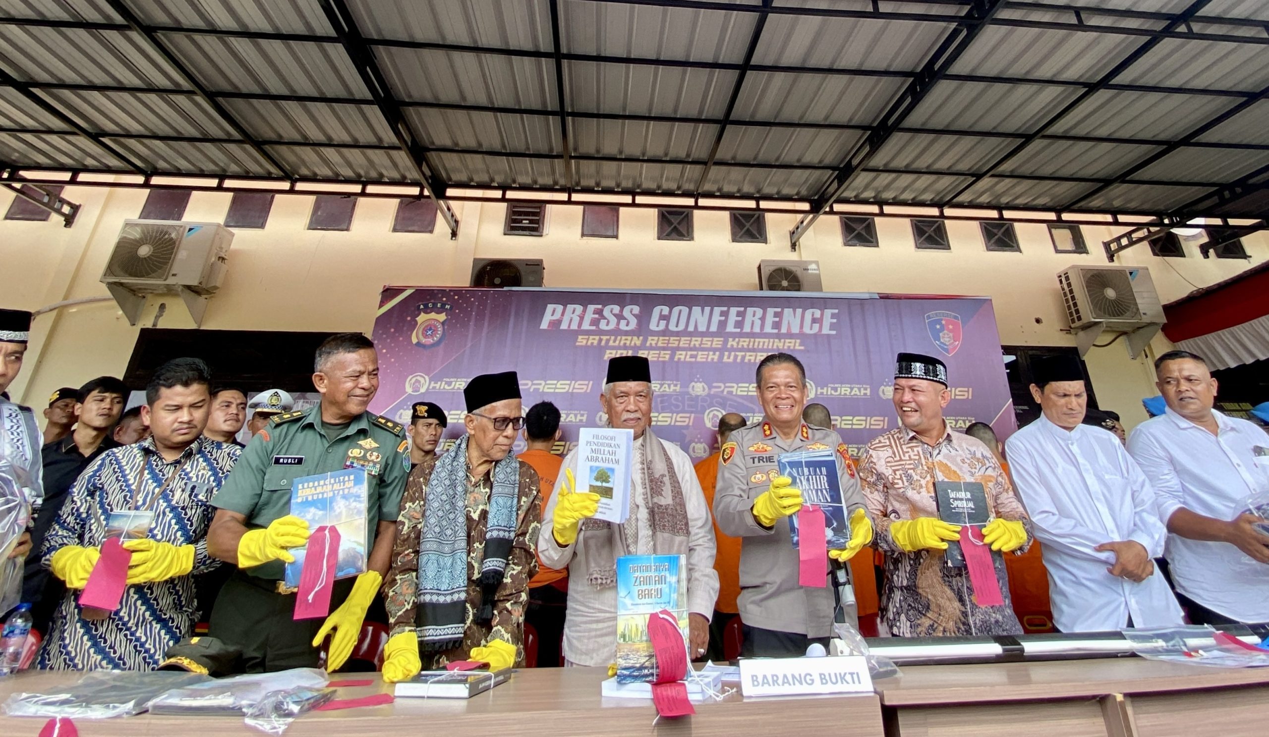 Enam Penganut Ajaran Sesat Millah Abraham Dilimpahkan ke Kejaksaan Aceh Utara