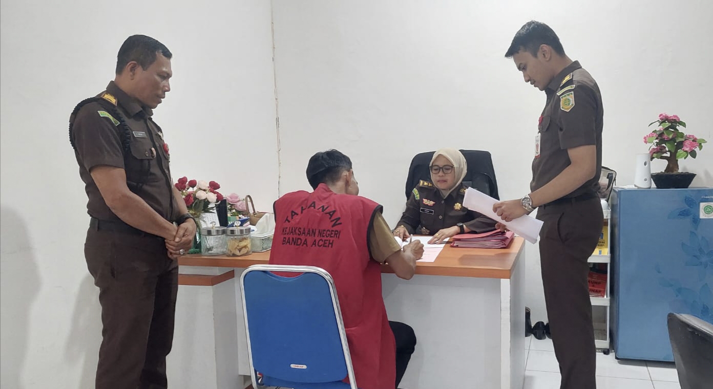Kejari Banda Aceh Eksekusi Terpidana KDRT