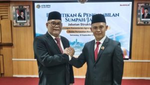 Putra Aceh Arinaldi Resmi Jabat Kakanwil BPN Aceh