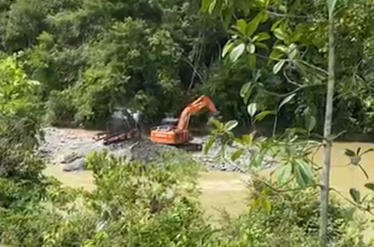 Tambang Ilegal Diduga Kembali Beroperasi di Aceh Tengah, Satu Alat Berat Terekam Kamera Warga