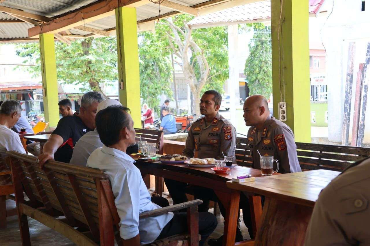 Kapolres Sabang Saweu Kedai Kupi Cot Abeuk