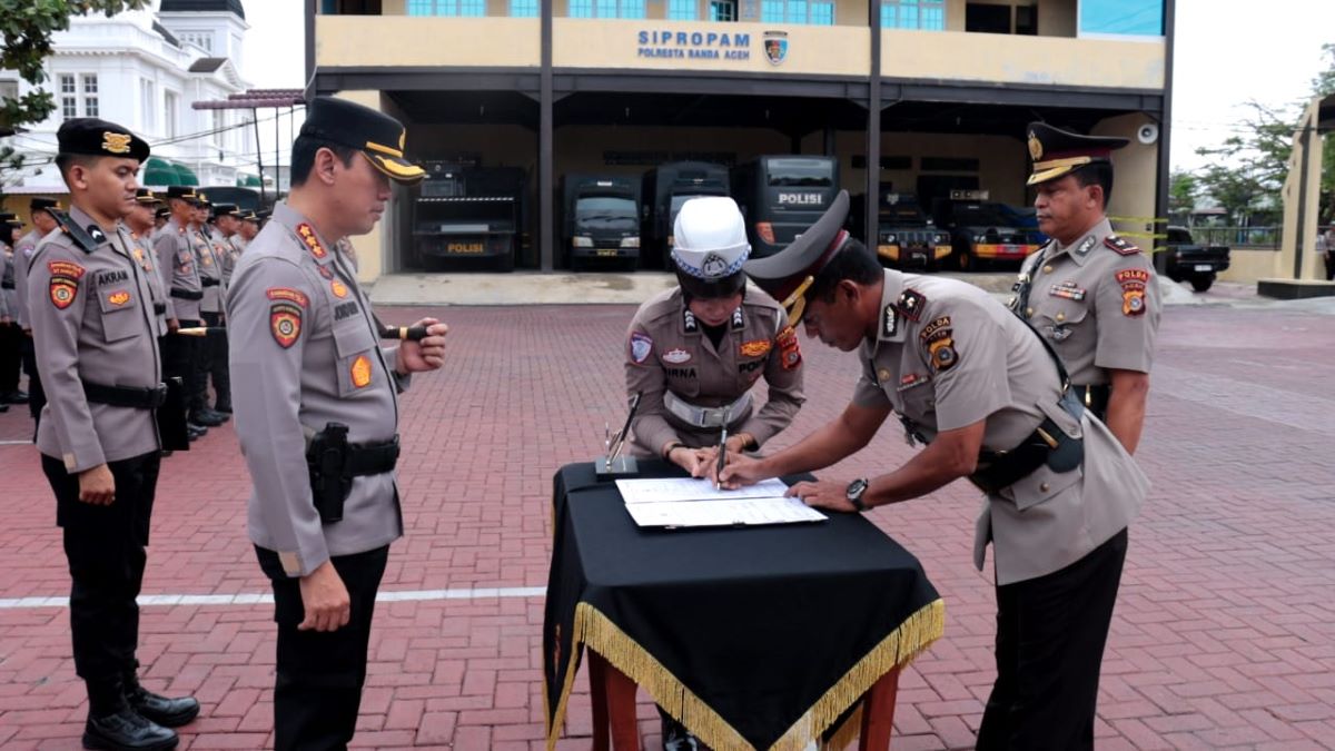 Kompol Mawardi Resmi Jabat Kasat Lantas Polresta Banda Aceh