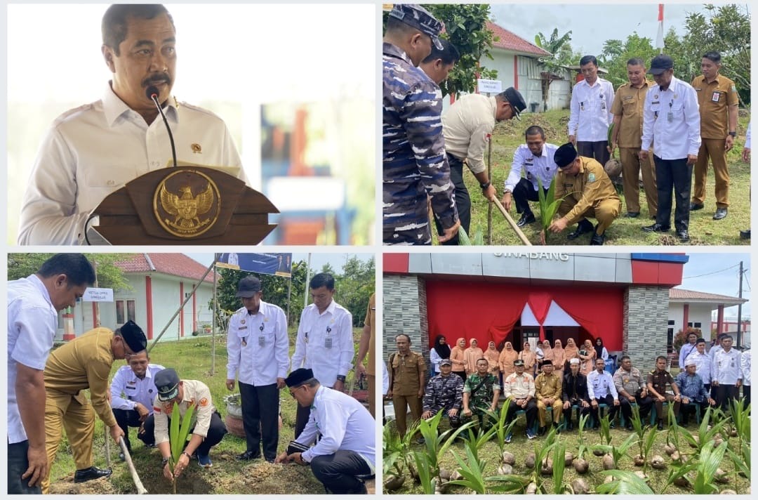 Lapas Sinabang Gelar Penanaman Pohon Kelapa Serentak Nasional