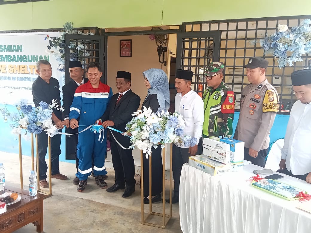Peresmian Bantuan Pembangunan Inclusive Shelter Program CSR Pertamina EP Rantau Field