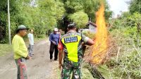 Koramil 10/Glp Tiga Gelar Karya Bhakti di Desa Krueng Jangko