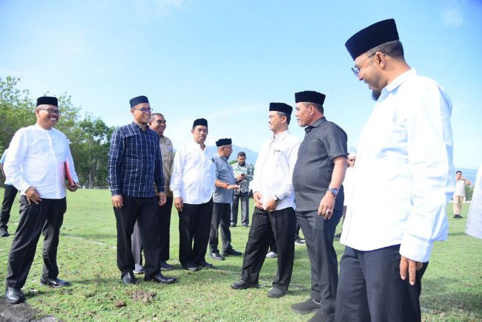 Bupati Aceh Besar Sambut Tim LPTQ Aceh di Meuligoe