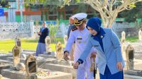 Danlanal Sabang Hadiri Upacara Ziarah Nasional HUT Ke-80 TNI