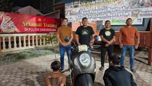 Dua Pria Ditangkap Usai Curi Honda Scoopy Milik Warga Aceh Besar