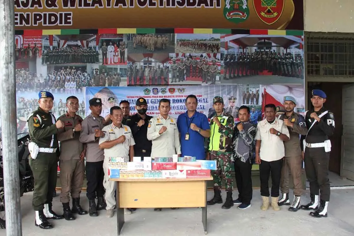 Bea Cukai sita 5.000 batang rokok ilegal di Pidie