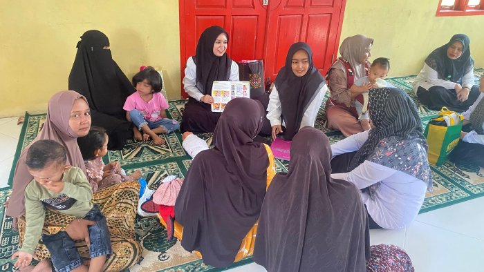 Dinkes Aceh Besar Sosialisasikan Risiko Kehamilan dan Pemenuhan Gizi Ibu dan Anak