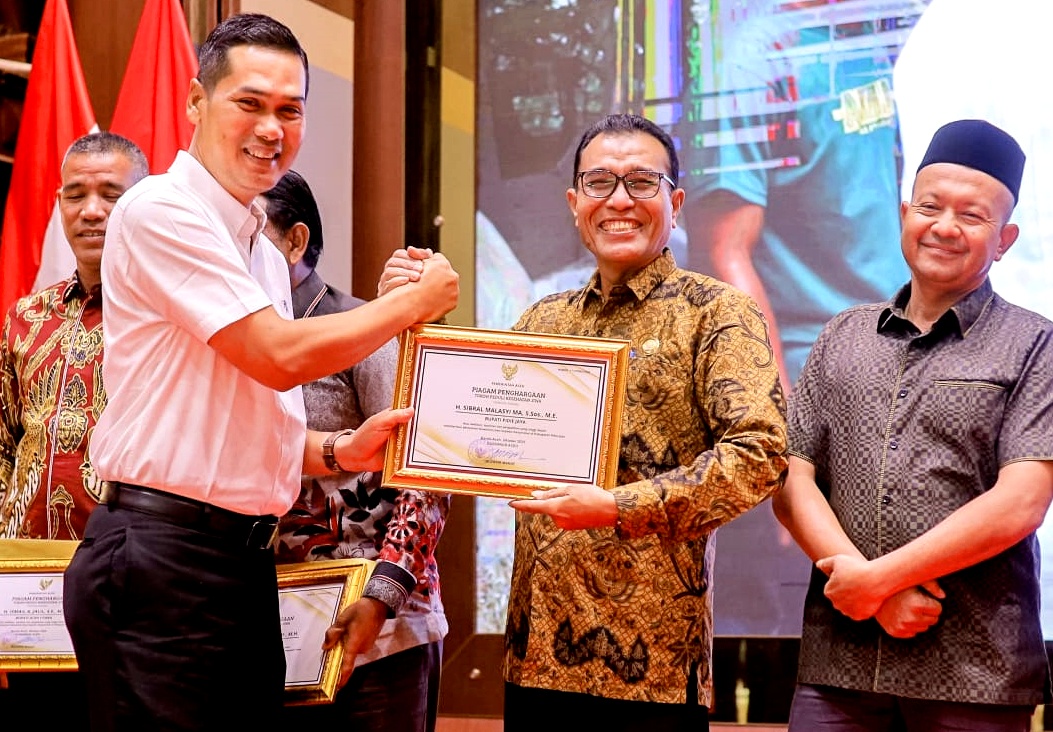 Berhasil Tangani ODGJ, Bupati Pidie Jaya Terima Penghargaan Tokoh Peduli Kesehatan Jiwa