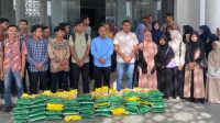Polda Aceh Salurkan Bantuan Beras Untuk Mahasiswa UIN Ar-Raniry