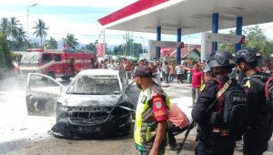 Mobil Terbakar Saat Isi BBM di Pidie Jaya, 2 Orang Alami Luka Bakar