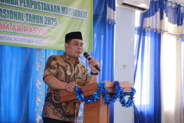 Bupati Aceh Besar Optimis TBM Ar-Rasyid Raih Juara Lomba Perpustakaan Nasional 2025
