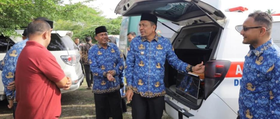 Wabup Pidie Jaya Tinjau Kesiapan Armada dan Tim Medis Jelang MTQ Aceh ke-37