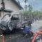 Satu Unit Mobil Pick Up Terbakar di Kota Jantho