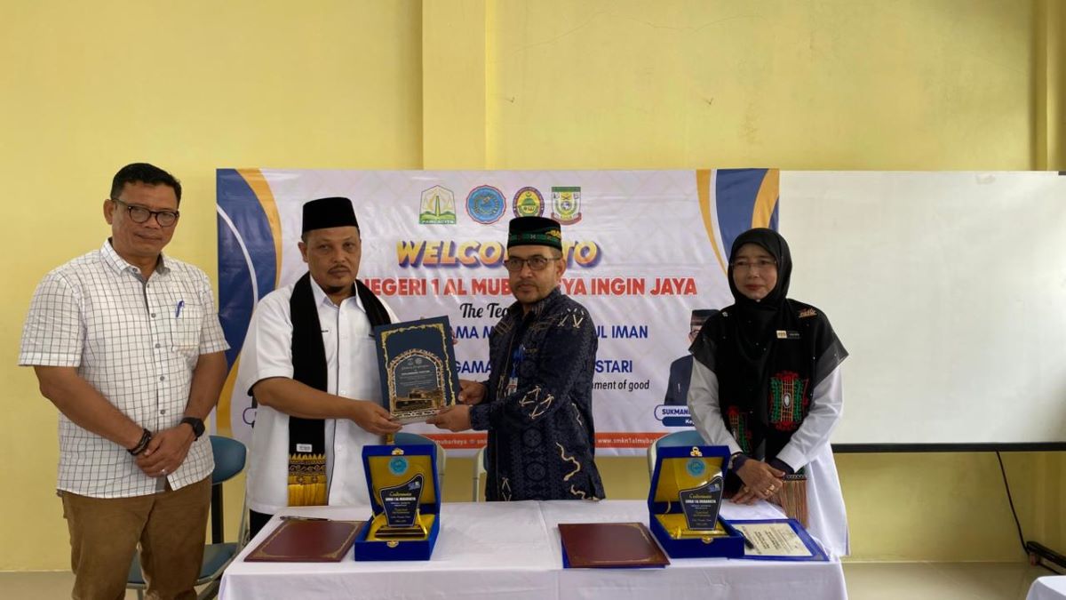 SMKN 1 Al Mubarkeya Tanda Tangani Kerja Sama Internasional dengan Dua Sekolah Malaysia