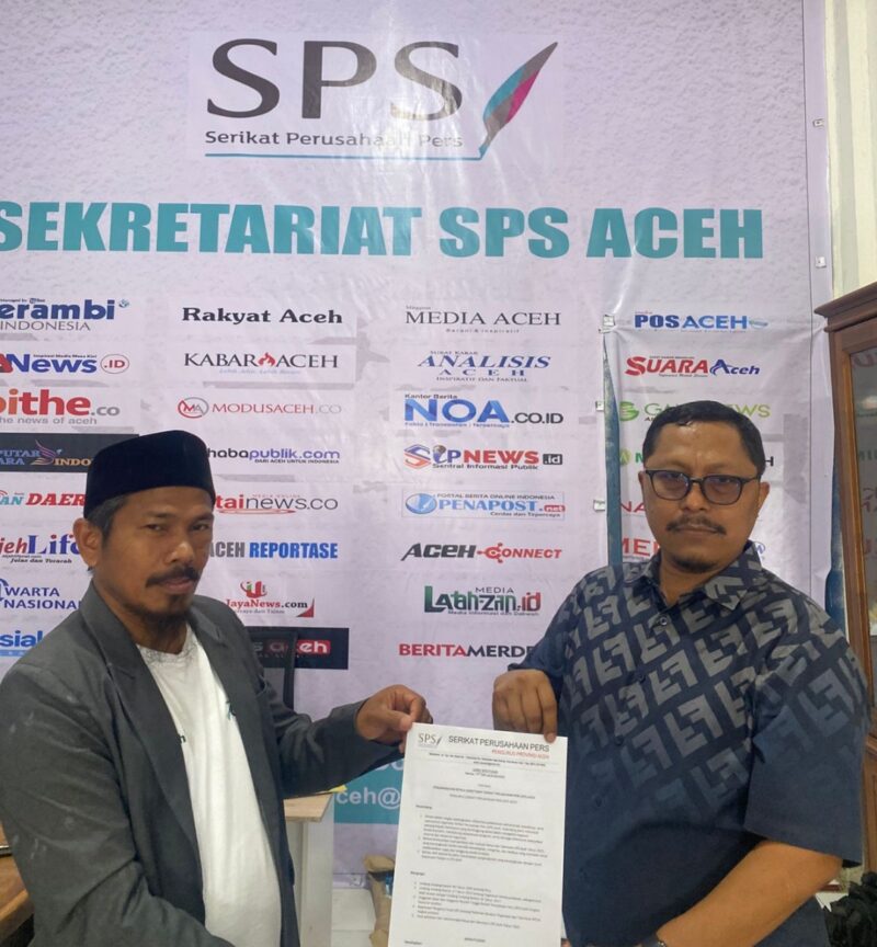 Tengku Husnan Diangkat Jadi Kepala Sekretariat SPS Aceh