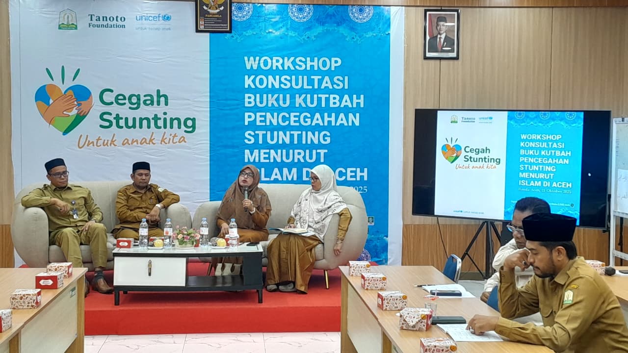 Aceh Susun Buku Khutbah Kesehatan untuk Perkuat Dakwah Pencegahan Stunting