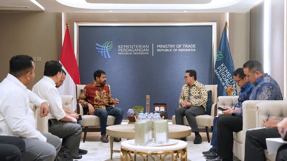 Temui Menteri Perdagangan RI, ‎Gubernur Mualem Bahas Penguatan Ekonomi