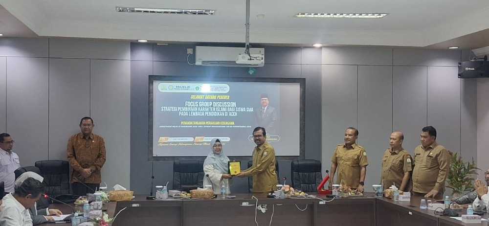 FGD dan Penandatanganan Perjanjian Kerjasama Sekretariat Majelis Pendidikan Aceh