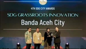 Wali Kota Banda Aceh terima Penghargaan Internasional CityNet SDG Awards 2025