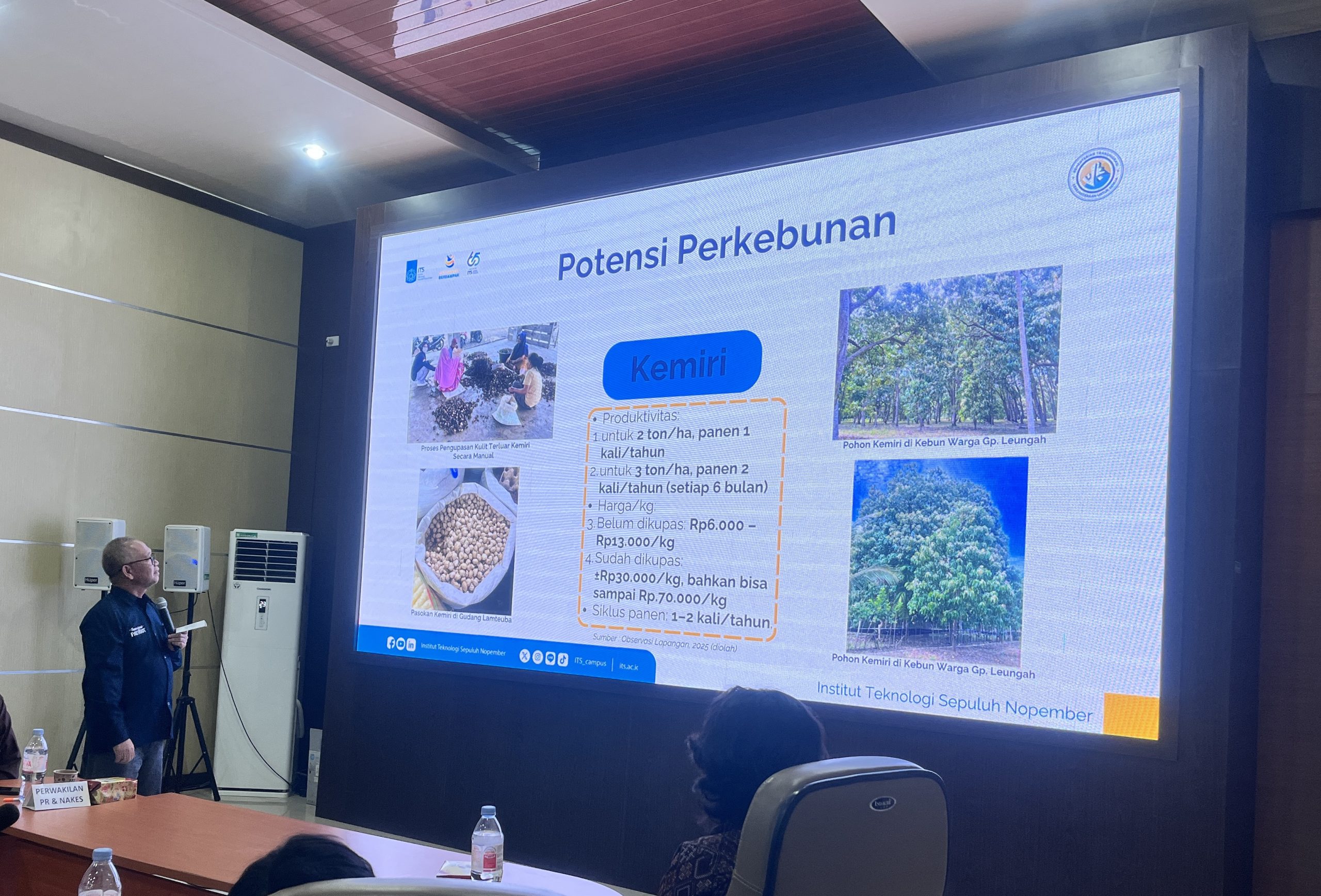 ITS Soroti Potensi Kemiri Leungah sebagai Komoditas Unggulan Baru Aceh Besar