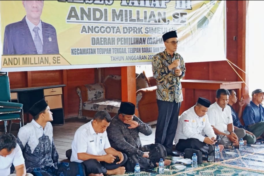 Andi Millian Gelar Reses Tahap III, Fokus Serap Aspirasi Masyarakat Dapil II Simeulue