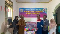 Pertamina EP Rantau Dukung Pencegahan Stunting Lewat Bantuan Alat Posyandu Kampung Sukajadi