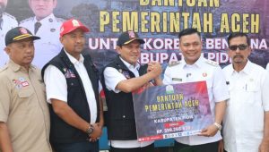 Pemerintah Aceh Salurkan Bantuan Logistik Bencana untuk Kabupaten Pidie