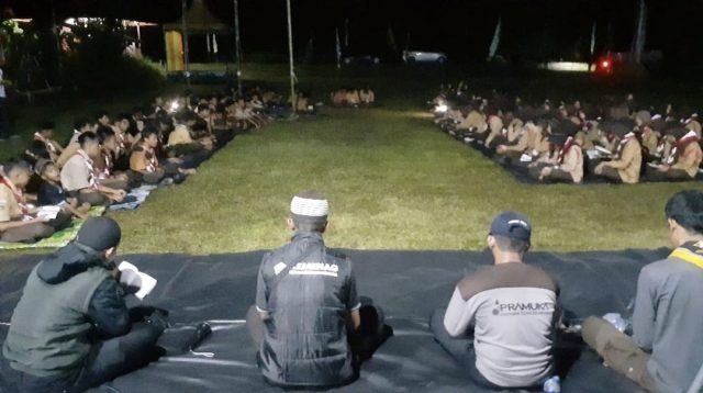 Penutupan Jambore Cabang Ke-IV Pramuka Simeulue Diisi Zikir dan Doa Bersama