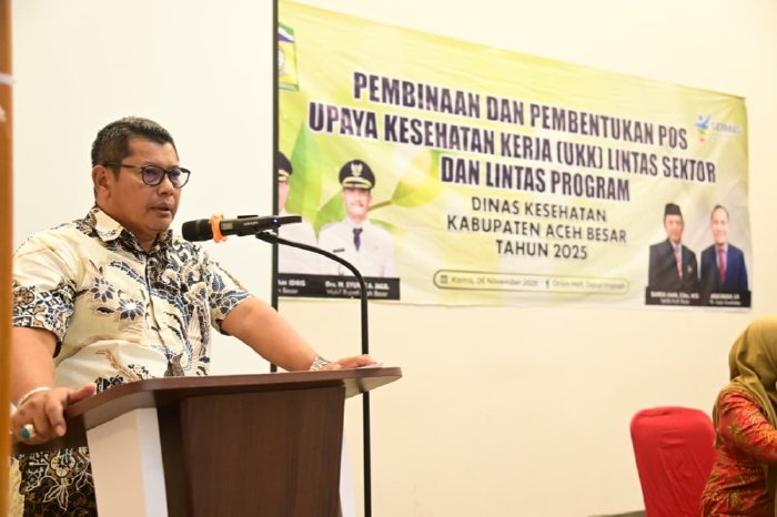 Sekda Aceh Besar: Pos UKK Hadirkan Layanan Kesehatan Lebih Dekat bagi Pekerja