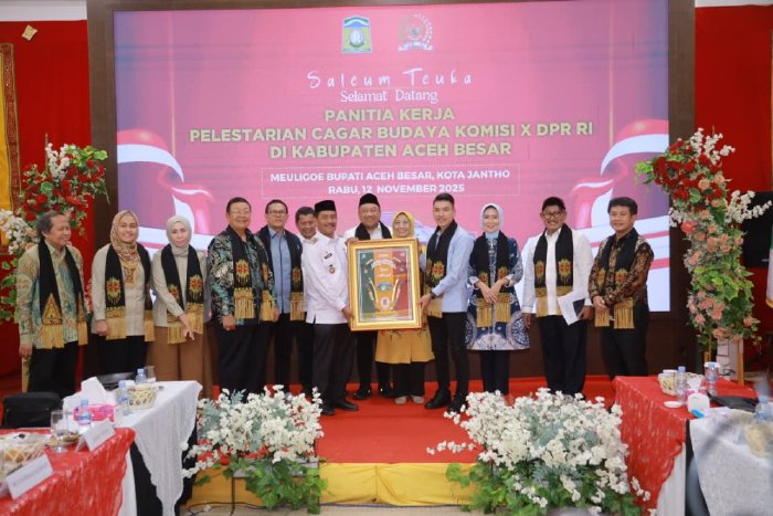 Wabup Syukri Sambut Kunker Komisi X DPR RI di Kota Jantho