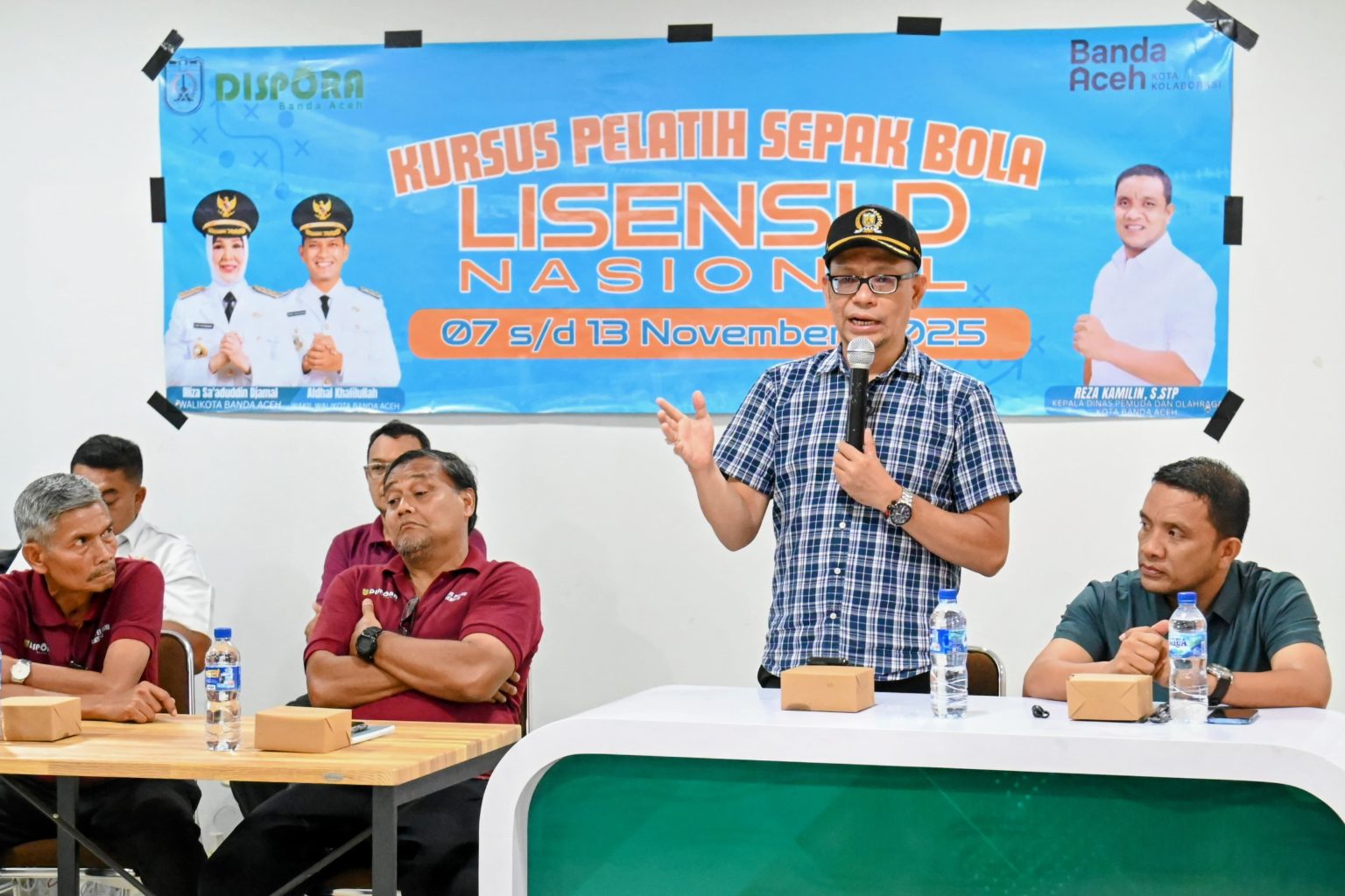 Wakil Ketua DPRK Banda Aceh Tutup Kursus Pelatih Sepakbola Lisensi D, Siap Lanjutkan Tahun Depan