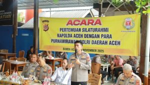 Kapolda Aceh Ajak Purnawirawan Perkuat Kebersamaan dan Jaga Soliditas Polri