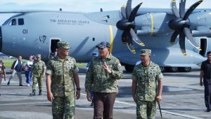 Pangdam IM Sambut Kedatangan Menteri Pertahanan ke Aceh