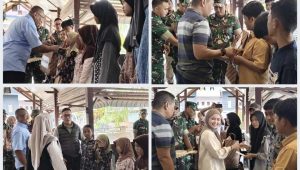Kapok Sahli Pangdam IM dan Danrem 012/TU Santuni Anak Yatim di Simeulue