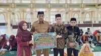 Apresiasi Atas Prestasi Tingkat Provinsi Aceh, Kafilah MTQ Simeulue Disambut Dengan Peusejuk