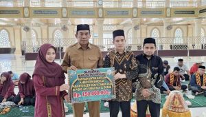 Apresiasi Atas Prestasi Tingkat Provinsi Aceh, Kafilah MTQ Simeulue Disambut Dengan Peusejuk