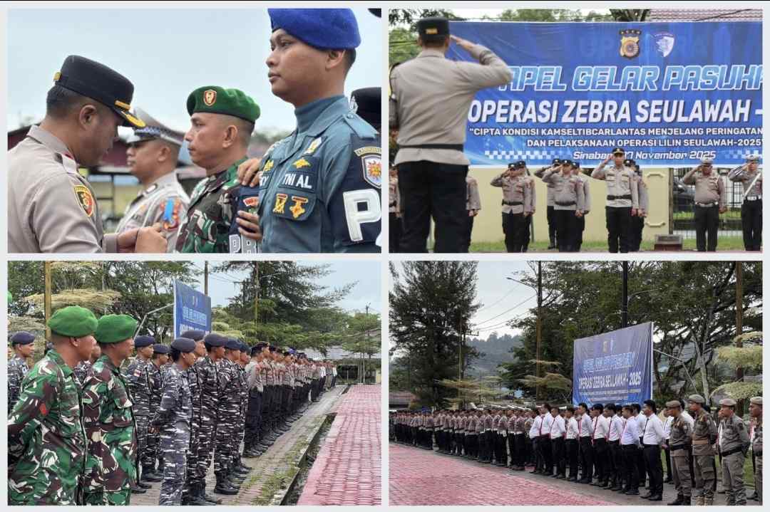 Polres Simeulue Gelar Apel Operasi Zebra Seulawah 2025, Fokus pada Keselamatan Lalu Lintas