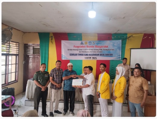 Sekolah Tinggi Ilmu Kesehatan (STIKes) Jabal Ghafur, Melaksanakan Kegiatan Pengabmas Mahasiswa Berdampak, Adapun kegiatan pengabdian masyarakat bertajuk