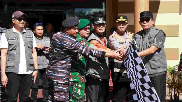 Polres Simeulue Gelar Apel Serpas dan Lepas Distribusi Logistik Pilkades Serentak 2025