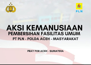 Polri–PLN Bersama Warga Pulihkan Fasilitas Kesehatan Pascabencana di Aceh