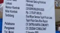 Renovasi Gedung Poliklinik RSUD Sinabang Belum Rampung, Kontraktor Janji Selesai dalam Sebulan