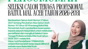 Pengumuman Pendaftaran Calon Tenaga Profesional BMA 2026-2031